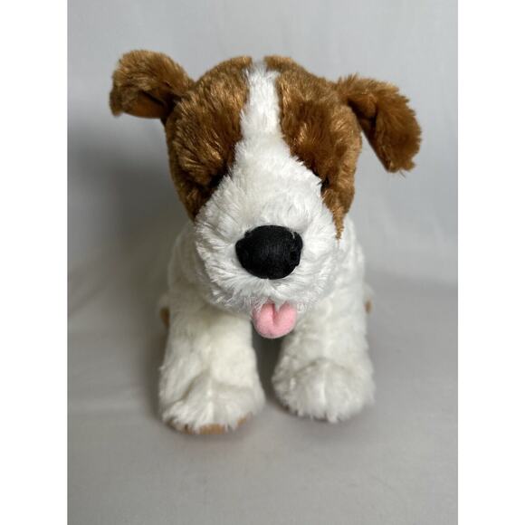 Build A Bear Mini Plush TERRIER Dog RED BANDANA Kennel Pals 2010 - Picture 2 of 8